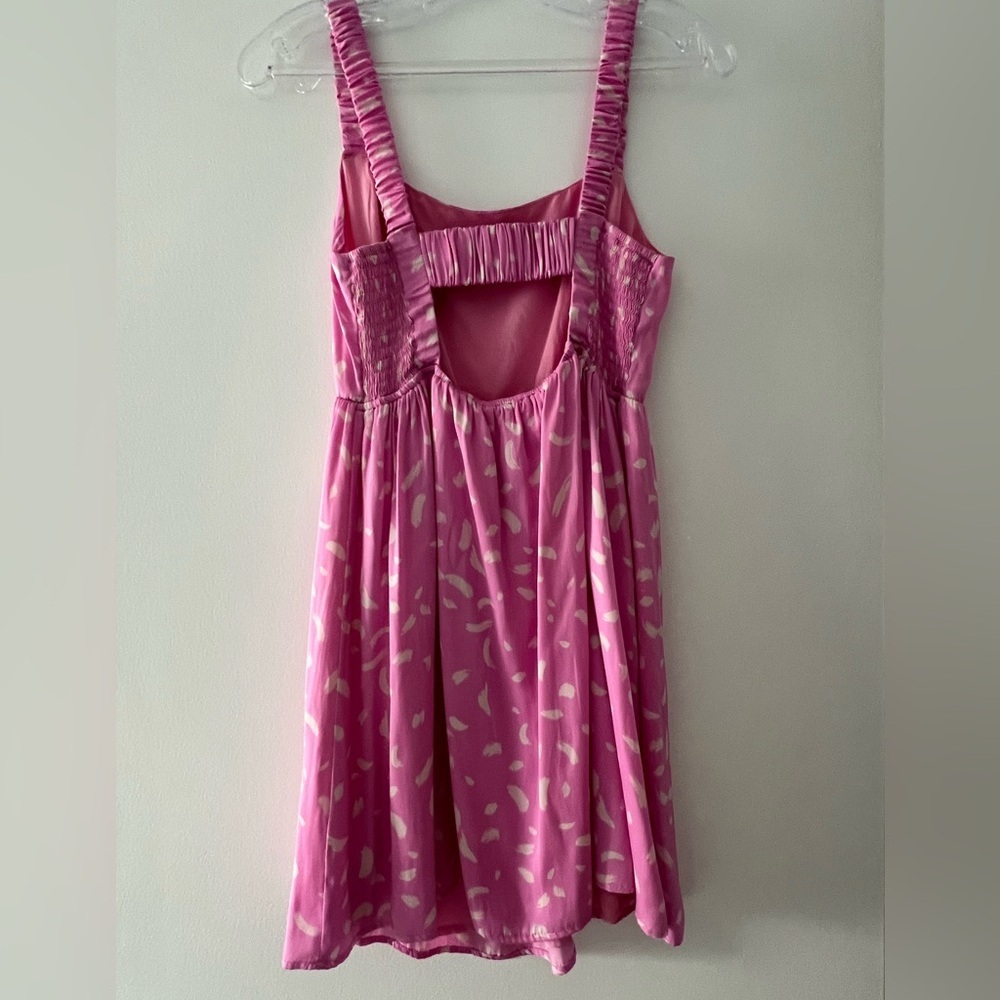 Urban Outfitters Saltwater Luxe Tank Printed Mini Cocktail Pink Dress Size S - Picture 6 of 14